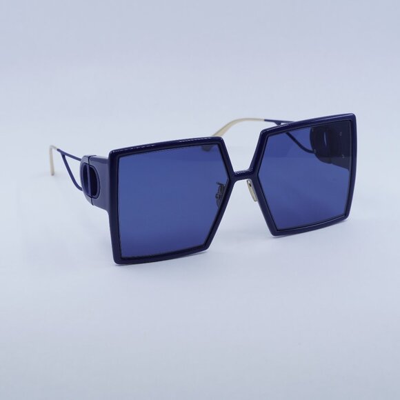 🕶️ New Dior 30MONTAIGNE SU 30B0 Sunglasses - Blue Frame, Blue Lenses - Picture 1 of 10